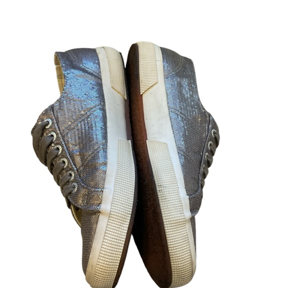 Superga metallic low top lace up sneaker - Picture 5 of 10